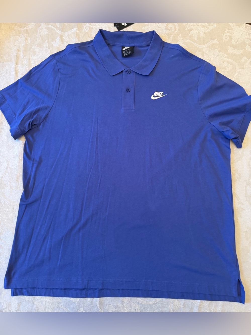 Nike Men’s Golf Polo Shirt Blue Size XXL